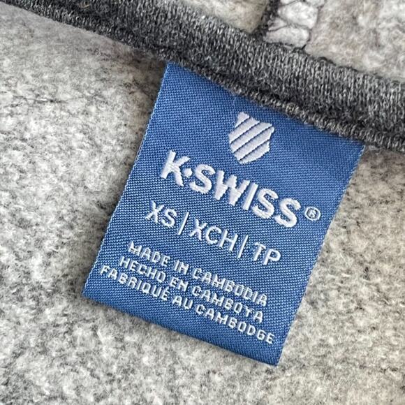 K Swiss Hooded Sweatshirt Sz XS - Picture 3 of 3